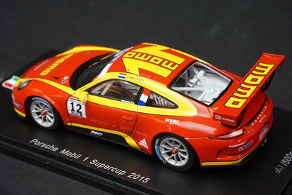 1:43 SPARK SI003 Porsche Mobil 1 Supercup #12 2015 Jaap van Lagen model car