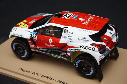 1:43 SPARK S4879 Peugeot 2008 DKR #328 Rally Dakar 2016 model car