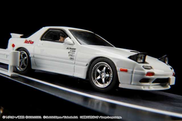 HJ641043DW Hobby JAPAN 1:64 RX-7 FC3S RedSuns Ryosuke Takahashi Diorama Set