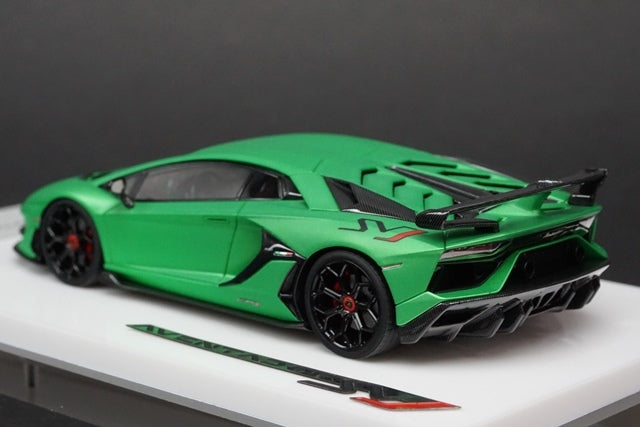 1:43 MakeUp EIDOLON EM438A Lamborghini Aventador SVJ 2018 Leirion wheel Green