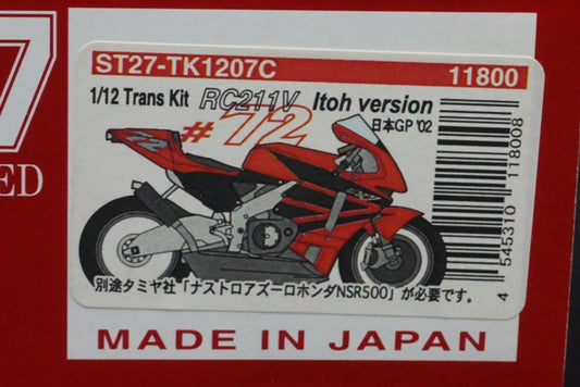 1:12 Studio27 TK1207C Honda RC211V Japan GP'02 conversion kit