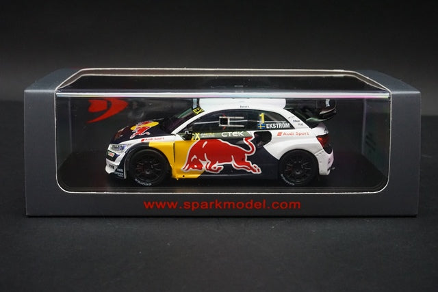 1:43 SPARK S5860 Audi S1 EKS RX #1 winner World RX of Hockenheim 2017 model car