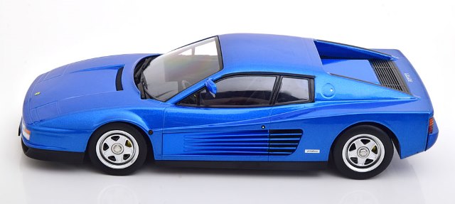 KKDC180503 KK Scale 1:18 Ferrari Testarossa Monospecchio 1984 Blue