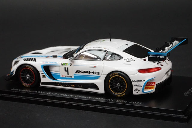 1:43 SPARK SB145 Mercedes AMG GT3 Black Falcon SPA 24h 2017 #4