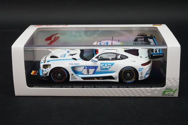 1:43 SPARK SG314 Mercedes AMG GT3 Team Black Falcon Nurburgring 24h 2017 #1