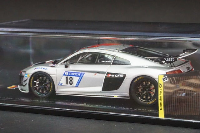 1:43 SPARK SG302 Audi R8 LMS GT4 Audi Sport Team Phoenix Nurburgring 24h 2017 #18 model car