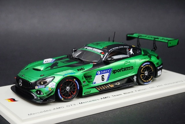 1:43 SPARK SG404 Mercedes AMG GT3 Team Black Flacon Nurburgring 24h 2018 #6