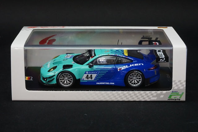 1:43 SPARK SG407 Porsche 911 GT3 R-Falken Nurburgring 24h 2018 #44