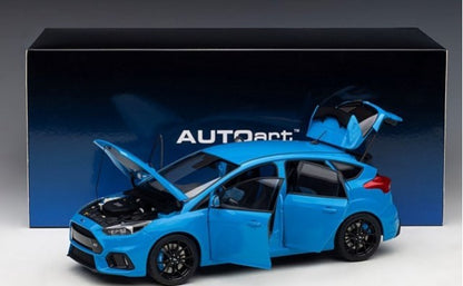 72953 AUTOart 1:18 Ford Focus RS Blue model cars