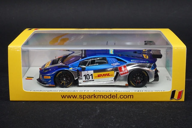 1:43 SPARK SB292 Lamborghini Huracan GT3 Attempto Racing SPA 24h 2016 #101