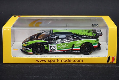 1:43 SPARK SB297 Lamborghini Huracan GT3 GRT Grasser Racing Team SPA 24h 2017 #63