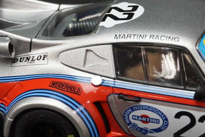 1:43 EBBRO 44308 Porsche 911 RSR Turbo LM 24h 1974 #22 Martini model car