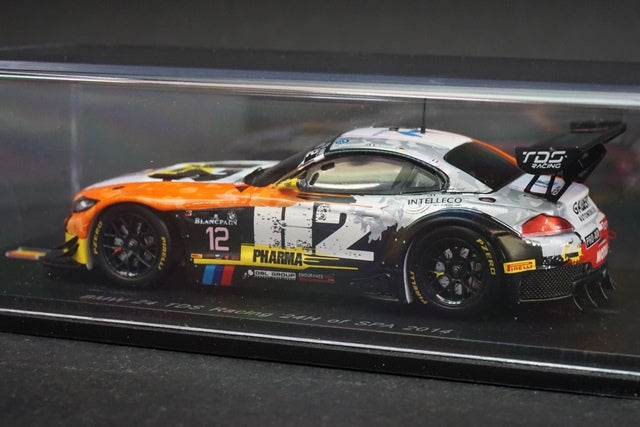 1:43 SPARK SB091 BMW Z4 TDS Racing SPA 24h 2014 #12 model car