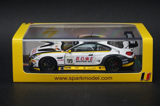 1:43 SPARK SB202 BMW M6 GT3 ROWE Racing SPA 24h 2018 #99