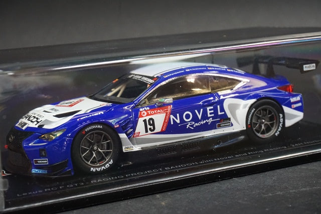 1:43 SPARK SG536 Lexus RC F GT3 RACING PROJECT BANDOH 2019 #19 Novel and Ring Racing 24h Nurburgring model car