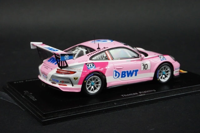 1:43 SPARK SG502 Porsche 911 GT3 Cup BWT Lechner-Champion Porsche Carrera Cup Germany 2018ng Champion 2018 #10