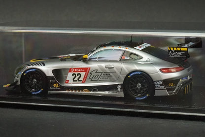 1:43 SPARK SG704 Mercedes AMG GT3 10Q Racing Team Hauer & Zabel GbR Nurburgring 24h 2020 #22