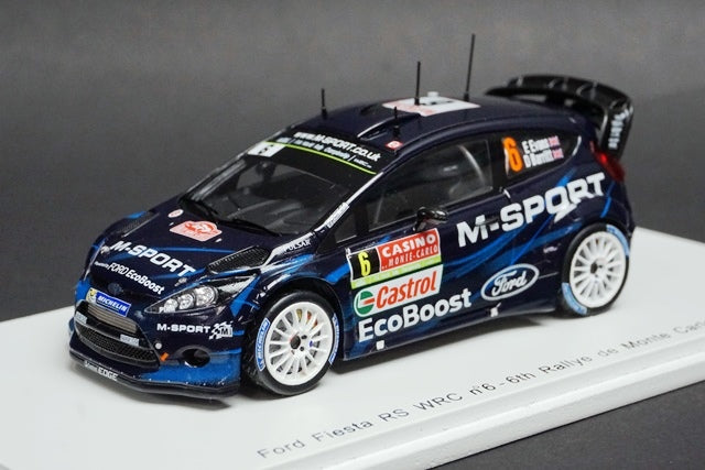 1:43 SPARK S3791 Ford Fiesta RS WRC Monte Carlo 2014 #6 model car