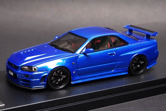 1:43 HPI 8376 MIRAGE Hobby Forum 2011 NISMO R34 GT-R Z Tune Bayside Blue