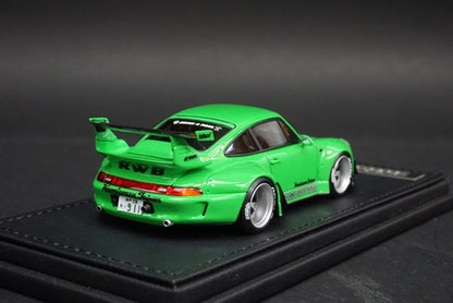 1:43 ignition model IG2170 RWB 993 Green model car