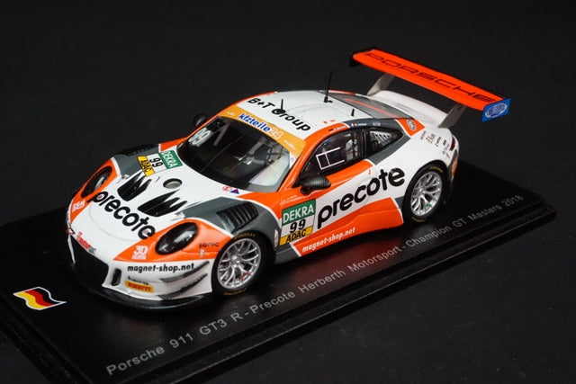 1:43 SPARK SG501 Porsche 911 GT3 #99 Herberth Motorsport Champion GT Masters 2018