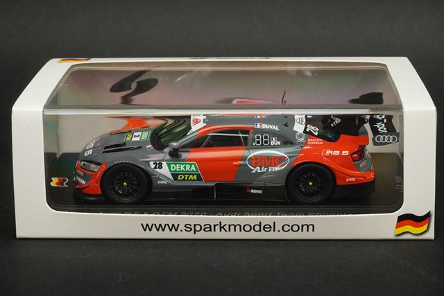 1:43 SPARK SG653 Audi RS 5 DTM Audi Sport Team Phoenix L.Duval 2020 #28