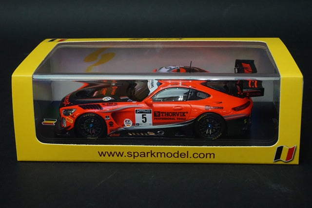 1:43 SPARK SB383 Mercedes AMG GT3 HRT Silver Cup Winner SPA 24h 2020 #5