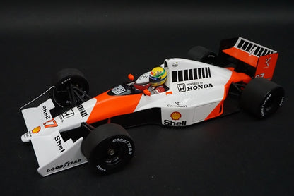 1:18 MINICHAMPS 540901827 McLaren Honda MP4/5B A.Senna 1990 #7 model car