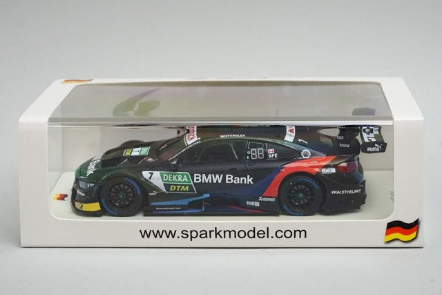 1:43 SPARK SG637 BMW Bank M4 DTM BMW TEAM RMG Hockenheim B.Spengler 2019 #7