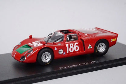 1:43 SPARK S4874 Alfa Romeo 2nd Targa Florio 1968 #186