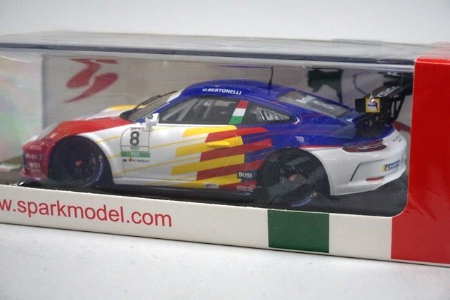 1:43 Spark SI009 Porsche 911 GT3 Cup Dinamic Motorsport Winner Monza  Porsche Carrera Cup Italia 2019 #8