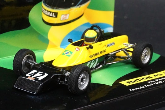 1:43 MINICHAMPS 540814342 Van Diemen RF81 Formula Ford 1600 A.Senna British Champion 1981 #42 ASC No.19