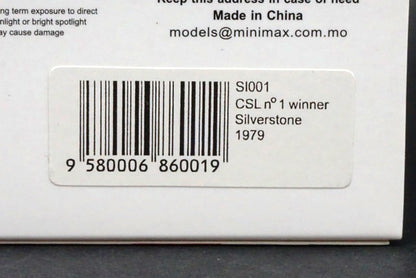 1:43 SPARK SI001 BMW CSL Silverstone Winner 1979 #1