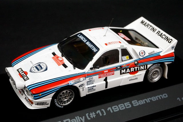 1:43 HPI 958 Lancia 037 Rally Sanremo 1985 #1 MARTINI