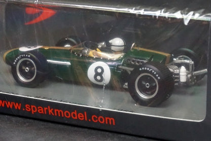 1:43 SPARK S7091 Brabham BT22 Monaco GP 1966 #8 D.Hulme