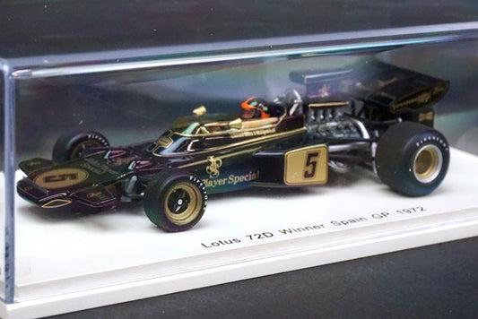 1:43 SPARK S4282 Lotus 72D Spain GP Winner 1972 #5 E.Fittipaldi