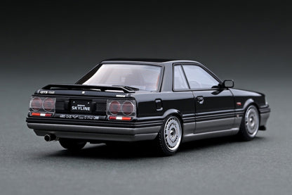 IG2089 ignition model 1:43 Nissan Skyline GTS (R31) Black/Gun Metallic Resin