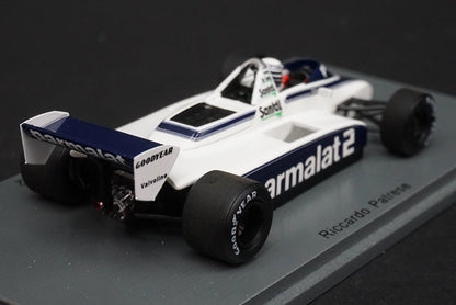 1:43 SPARK S4789 Brabham BT49D Monaco GP 1982 Winner R.Patrese