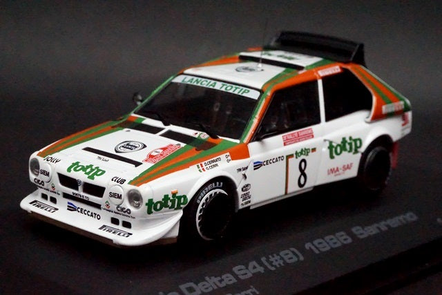 1:43 HPI 968 Lancia Delta S4 Sanremo 1986 #8 D.Cerrato/G.Carri