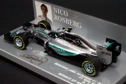 1:43 MINICHAMPS 417150106 Mercedes AMG PETRONAS F1 TEAM W06 Hybrid Monaco GP 2015 Winner #6 N.Rosberg