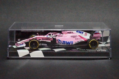 1:43 MINICHAMPS 417180011 Sahara Force India F1 Team Mercedes VJM11 Sergio Perez 2018 #11