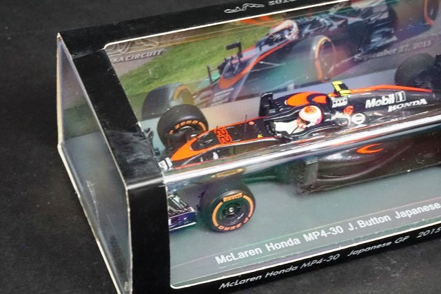 1:43 SPARK SCS157 McLaren Honda MP4-30 Japan GP 2015 J.Button #22