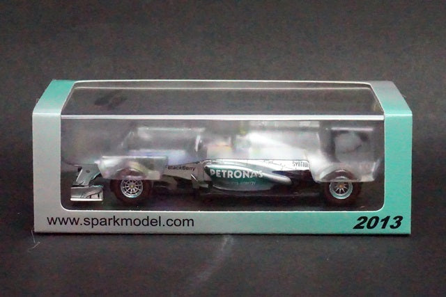 1:43 SPARK S3056 Mercedes F1 W004 Australian GP 2013 #10 L.Hamilton