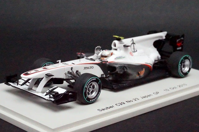 1:43 SPARK SS01 Suzuka Legend Sauber C29 Japan GP Kamui Kobayashi 2010 #23