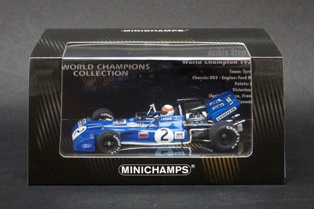 1:43 MINICHAMPS 436710002 Tyrrell Ford 003 J.Stewart German GP Winner 1971 #2 World Champion