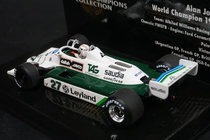 1:43 MINICHAMPS 436800027 Williams FW07B 1980 World Champion #27 A.Jones