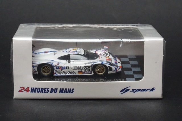 1:87 SPARK 87LM98 Porsche 911 GT1 LM Le Mans 1998 Winner #26