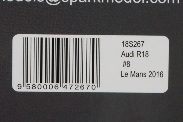 1:18 SPARK 18S267 Audi R18 Le Mans 2016 #8