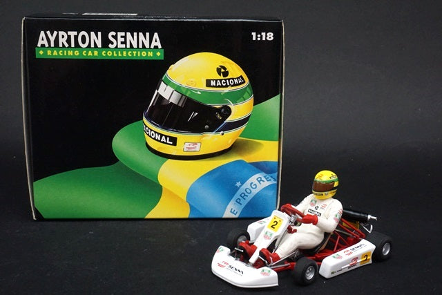 1:18 MINICHAMPS 540091800 Kart Paris-Bercy A. Senna 1993 #2 Senna Collection