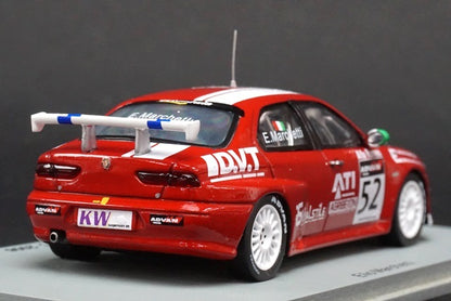 1:43 SPARK S0489 Alfa Romeo 156 WTCC 2006 #52 Elio Marchetti